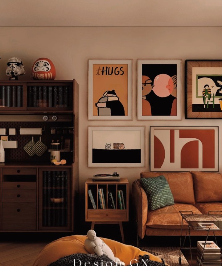 一目惚れ アートのあるレトロスタイル|おしゃれな家具通販ならMUTUKIへ